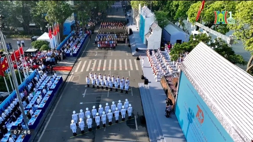 Quang cảnh buổi lễ.