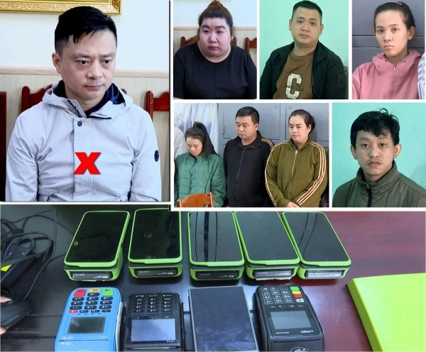 Các đối tượng và tang vật liên quan vụ án.