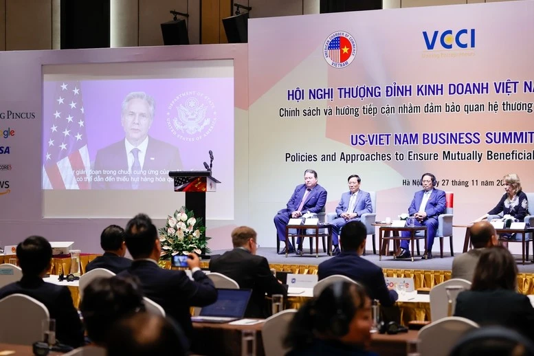 Phát biểu trực tuyến, Bộ trưởng Ngoại giao Hoa Kỳ Antony Blinken nhấn mạnh trong thời điểm của sự chuyển đổi trên toàn cầu, Việt Nam đang đóng vai trò ngày càng quan trọng trên thế giới.