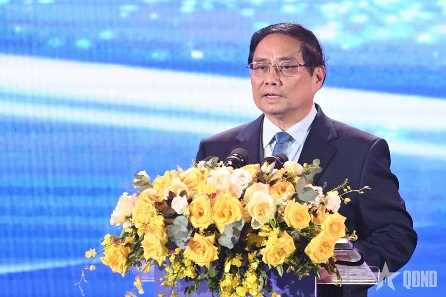 Thủ tướng Chính phủ Phạm Minh Chính phát biểu tại Lễ trao Giải báo chí Quốc gia lần thứ XIX.