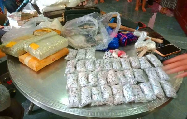 Tang vật trong chuyên án.