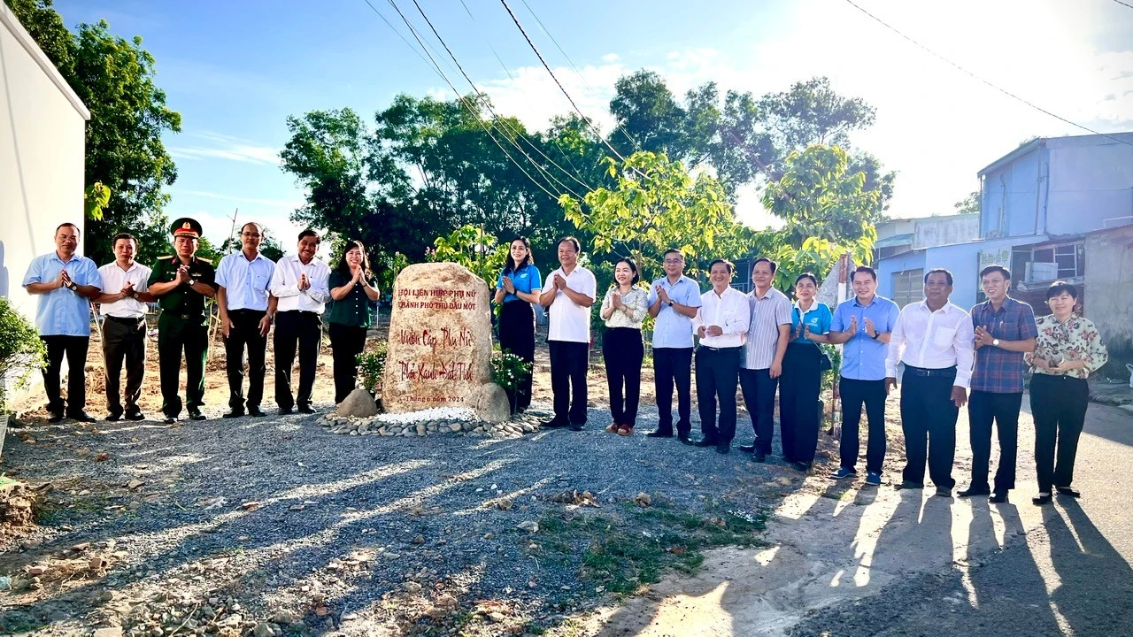 Hội LHPN TP.Thủ Dầu Một với mô hình phủ xanh đô thị.
