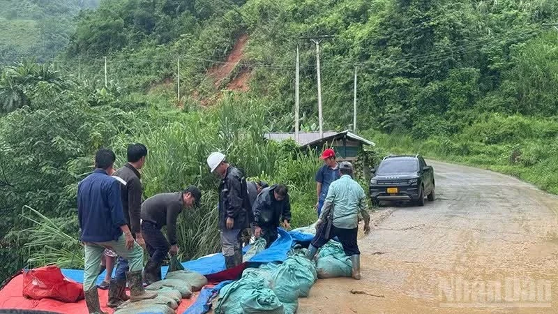 Lào xác định phát triển cơ sở hạ tầng tại khu vực nông thôn là một trong những công tác trọng tâm trong Chương trình quốc gia về phát triển nông thôn và giảm nghèo giai đoạn 2027-2030. (Ảnh: TRỊNH DŨNG)