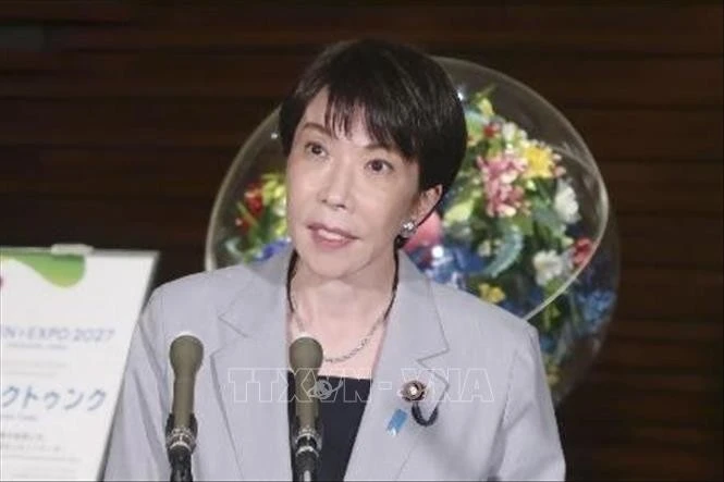 Thủ tướng Nhật Bản Sanae Takaichi sẽ thăm Ấn Độ từ ngày 1-3/7. Ảnh: Kyodo/TTXVN