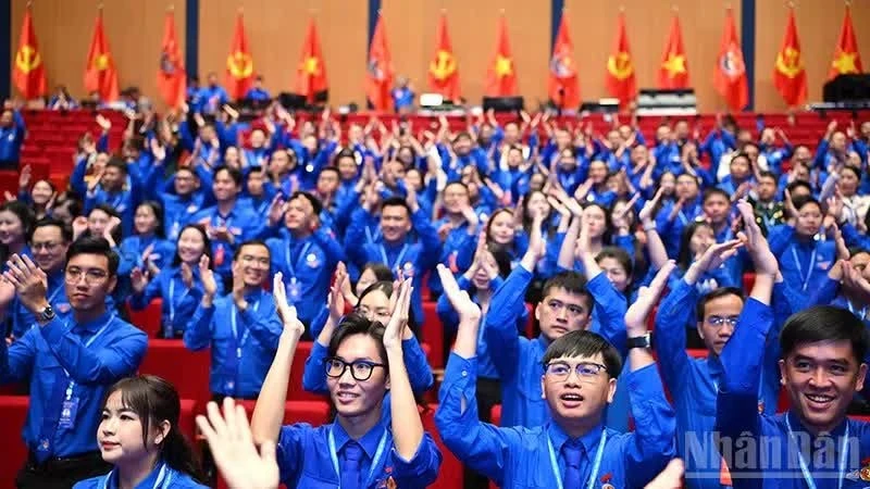Các đại biểu tại phiên làm việc thứ nhất của Đại hội.