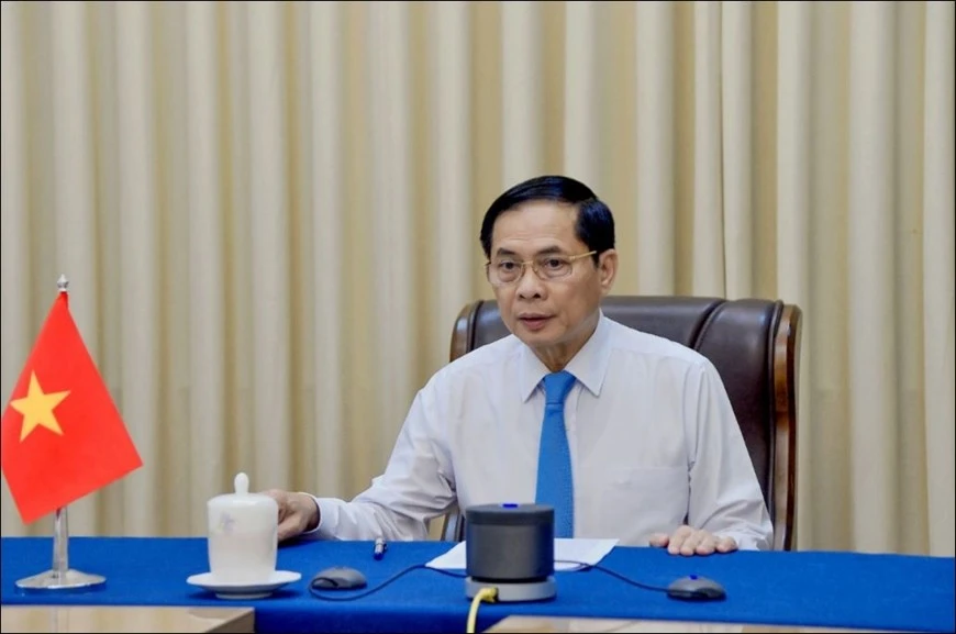 Phó thủ tướng, Bộ trưởng Bộ Ngoại giao Bùi Thanh Sơn điện đàm với Bộ trưởng Bộ Ngoại giao Cộng hòa Liên bang Đức Johann Wadephul.