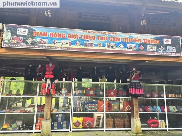 Điểm giới thiệu giúp chị em quảng, tiêu thụ sản phẩm.
