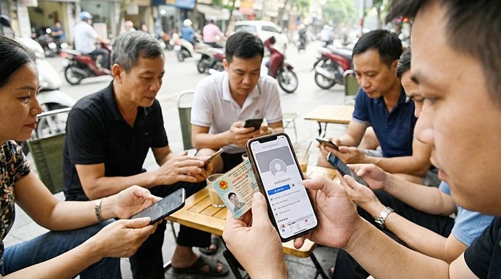 Đã đến lúc xác thực một cá nhân trong thế giới ảo cũng quan trọng như trong thế giới thực để bảo vệ nhau trong thời đại số - Ảnh AI minh họa AI.