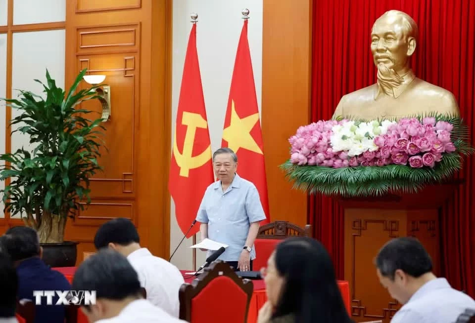 Tổng Bí thư, Chủ tịch nước Tô Lâm chủ trì họp sơ kết mô hình chính quyền 3 cấp.