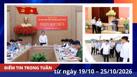 Điểm tin thời sự trong tuần từ ngày 19 - 25/10/2026