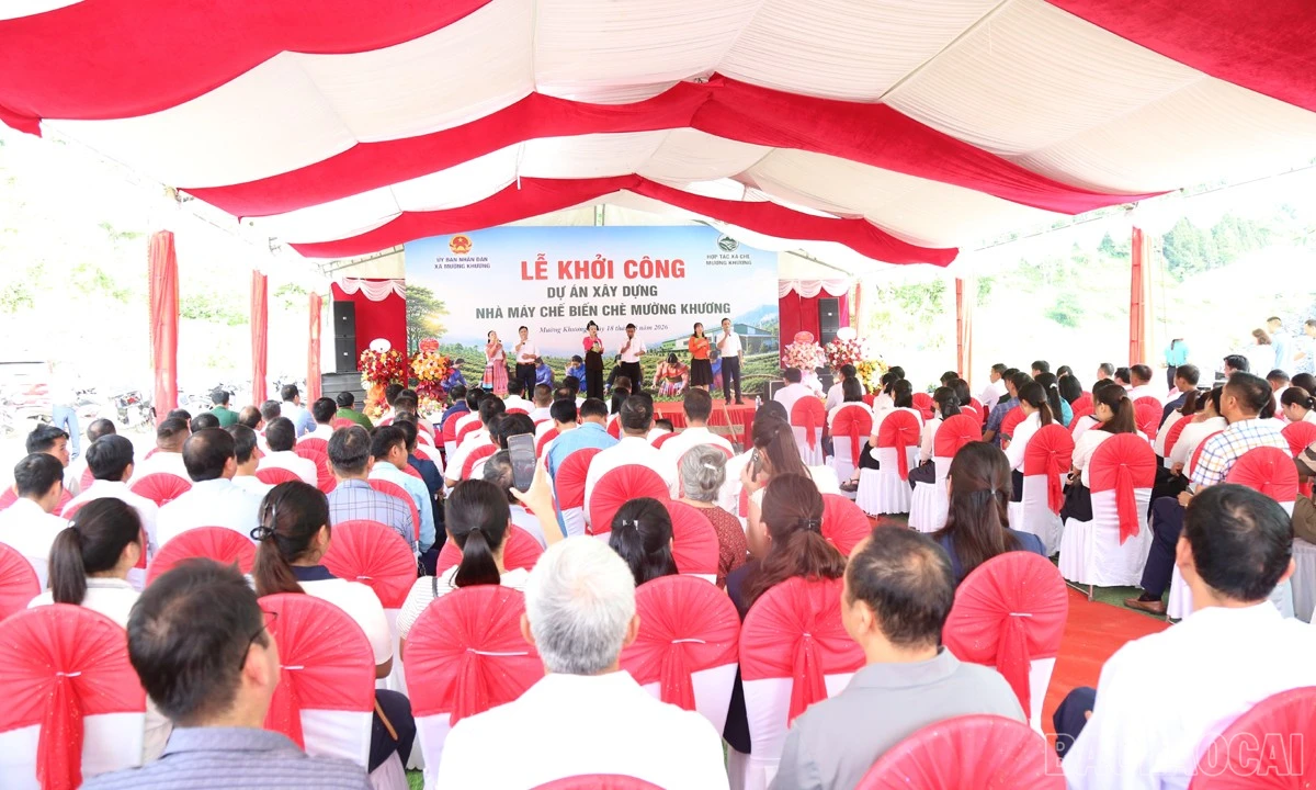 Quang cảnh buổi lễ.