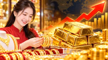 Giá vàng hôm nay 10/10: Giá vàng thế giới và trong nước đồng loạt tăng