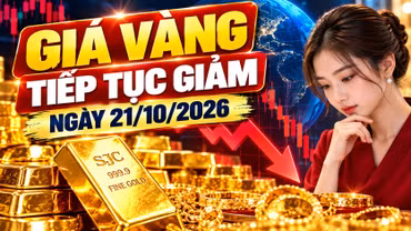 Giá vàng hôm nay 21/10: Vàng miếng, vàng nhẫn cùng giảm