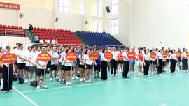 Khai mạc Giải pickleball chào mừng Cách mạng Tháng Tám và Quốc khánh 2/9