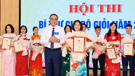 Đảng ủy UBND tỉnh tổ chức bế mạc, trao giải Hội thi Bí thư chi bộ giỏi năm 2026