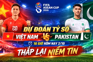 Dự đoán tỷ số Việt Nam vs Pakistan (16 giờ hôm nay 2/10): Thắp lại niềm tin