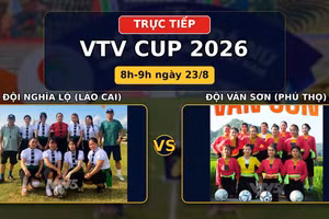 TRỰC TIẾP VTV CUP 2026 : Đội Nghĩa Lộ (Lào Cai) vs Đội Vân Sơn (Phú Thọ)