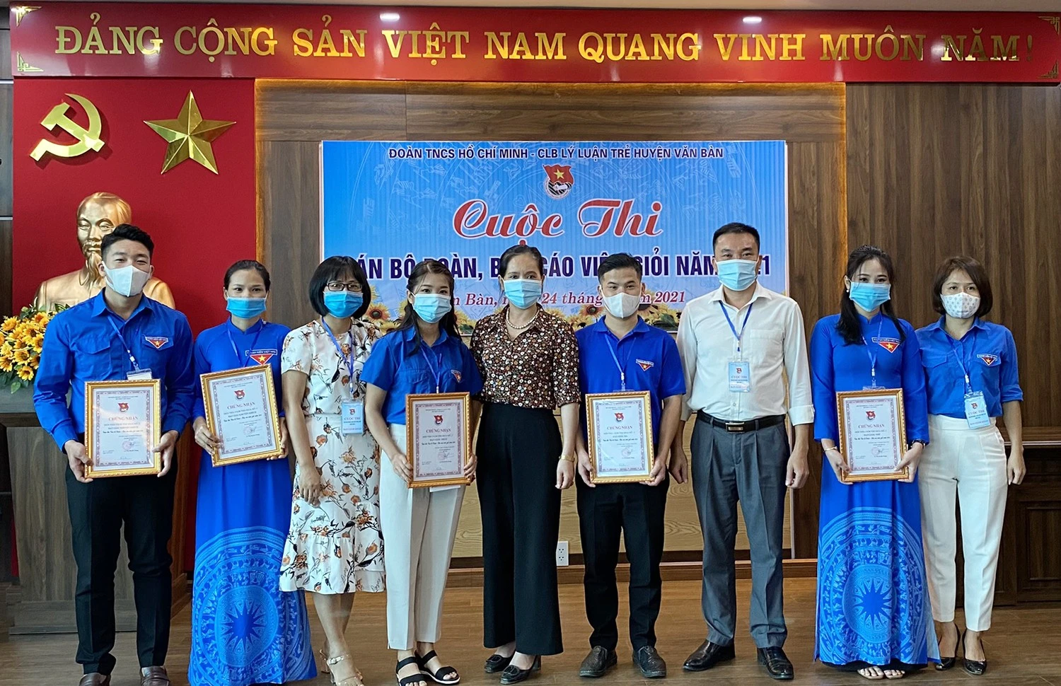 Văn Bàn: Tổ chức hội thi cán bộ đoàn, báo cáo viên giỏi năm 2021 ảnh 3