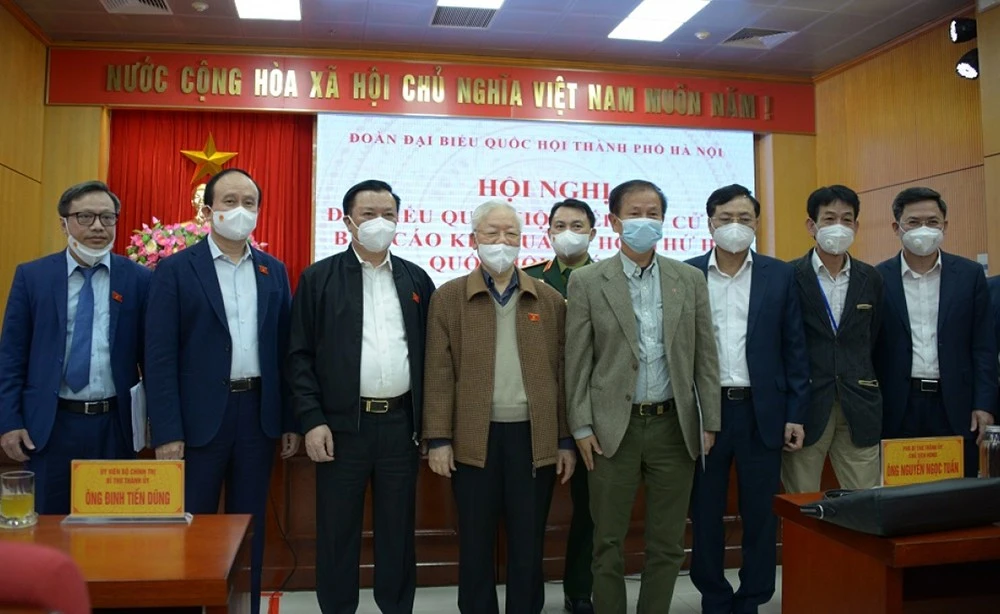 Tổng Bí thư Nguyễn Phú Trọng tiếp xúc cử tri Hà Nội ảnh 4