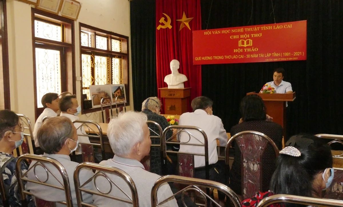 Hội thảo “Quê hương trong thơ Lào Cai – 30 năm tái lập tỉnh (1991 - 2021)" ảnh 1