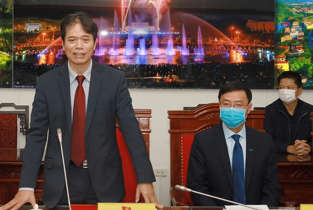 Tỉnh ủy Lào Cai làm việc với Trường Đại học Kinh tế Quốc dân ảnh 3