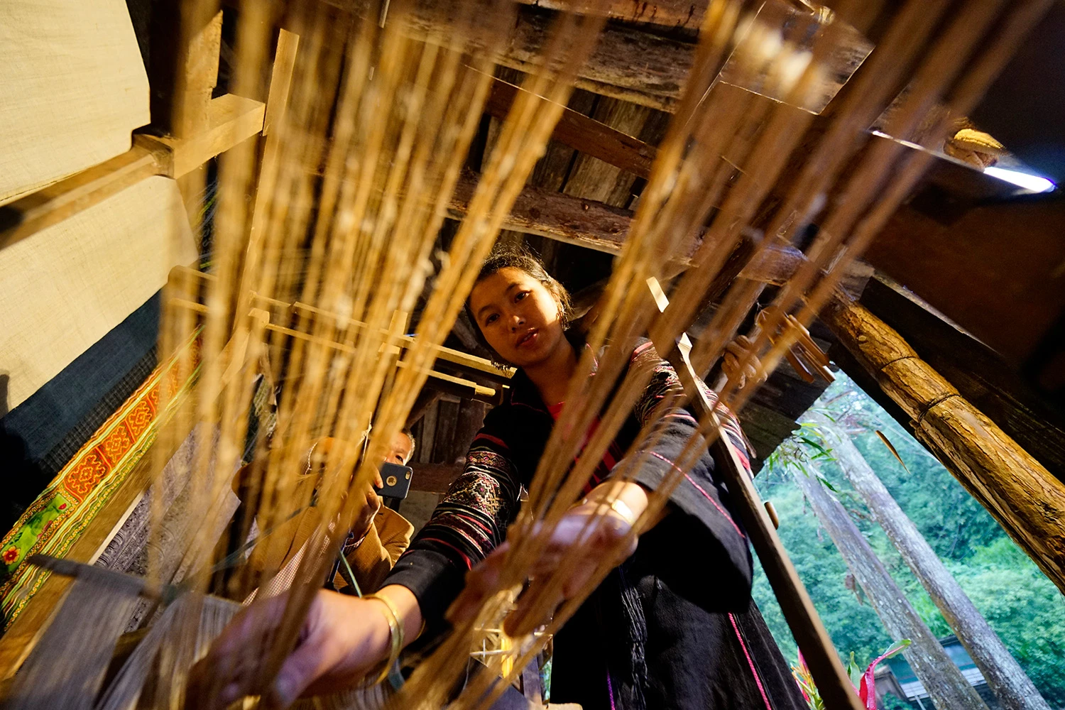 Người Mông Sa Pa vào mùa thu hoạch cây lanh, dệt vải ảnh 5