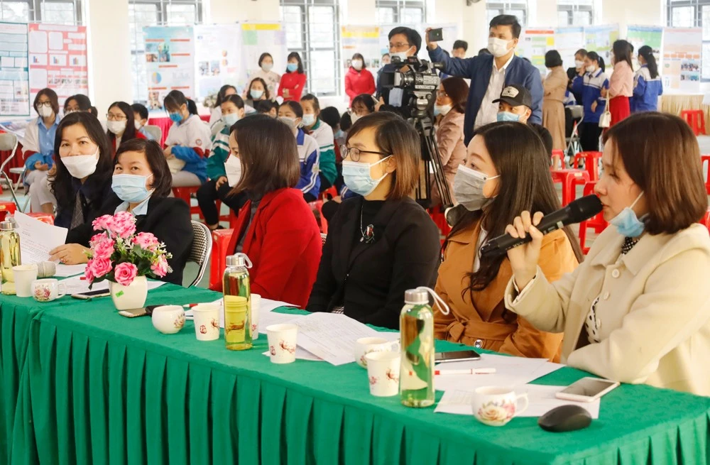 Thành phố Lào Cai: 57 dự án tham gia Cuộc thi Khoa học kỹ thuật năm học 2021 - 2022 ảnh 3
