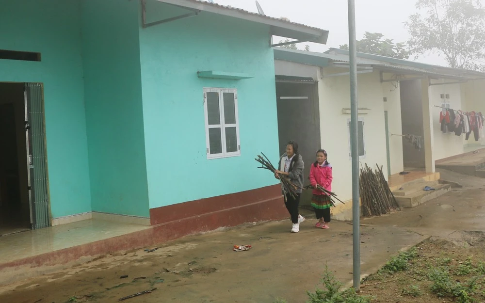 Xóm nhỏ yêu thương được xây dựng từ tình yêu thương của nhà hảo tâm.