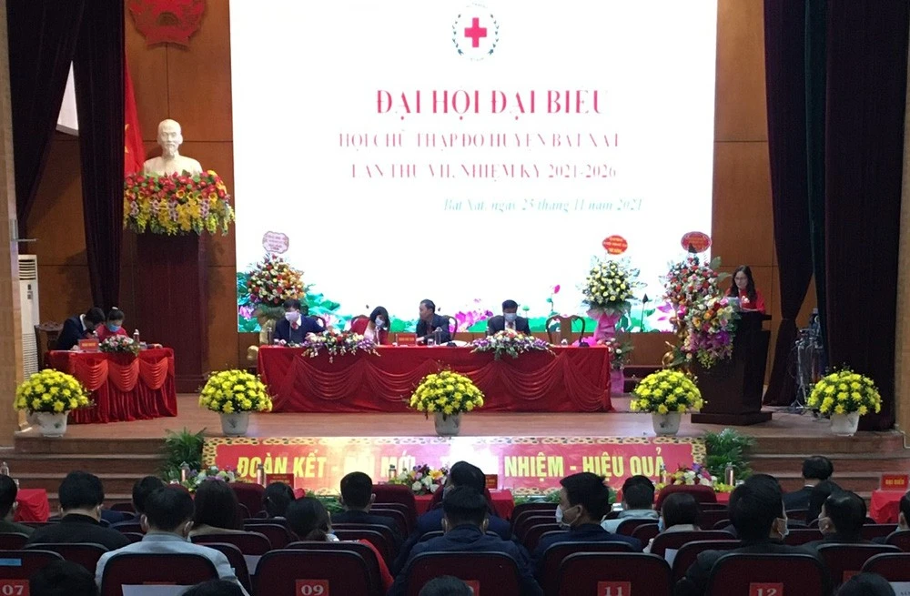 Đại hội đại biểu Hội Chữ thập đỏ huyện Bát Xát lần thứ VII, nhiệm kỳ 2021 - 2026 ảnh 1