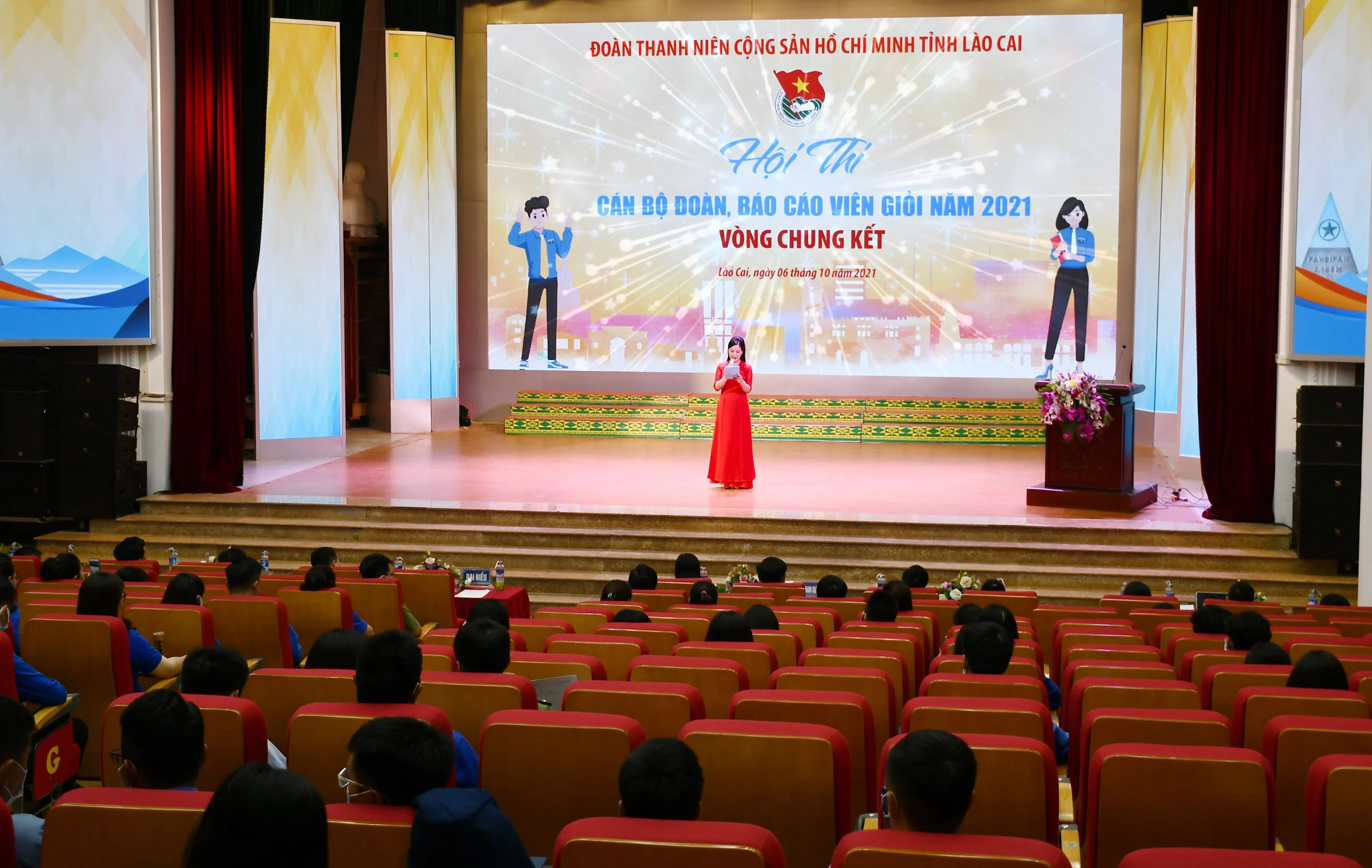 Quang cảnh hội thi.