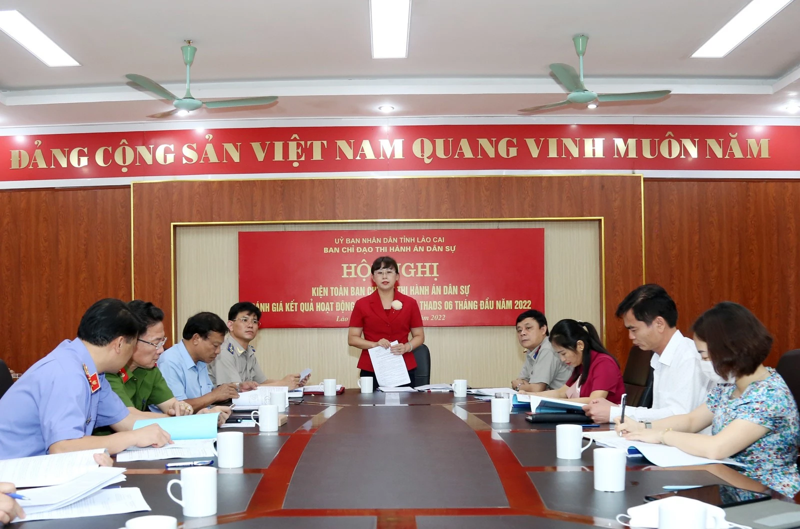 Thi hành án dân sự hoàn thành 76,86% số việc có điều kiện thi hành ảnh 1