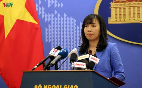 Người Phát ngôn Bộ Ngoại giao Lê Thị Thu Hằng.