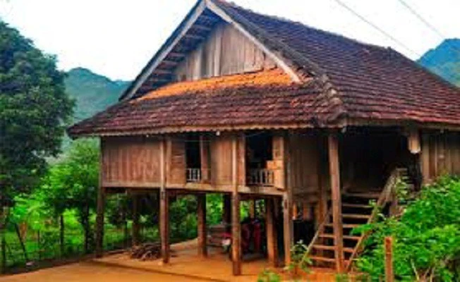Nhà sàn của người Thái.
