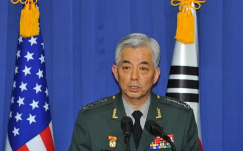 Bộ trưởng Quốc phòng Hàn Quốc Han Min-koo.
