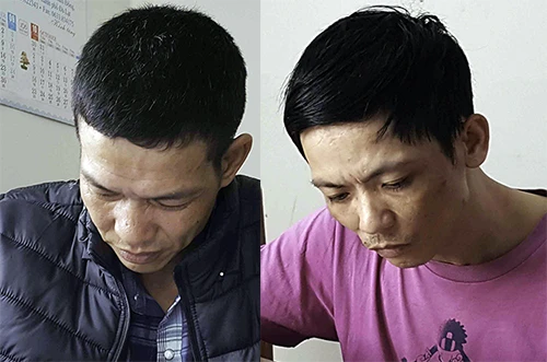 Hai kẻ trộm bị bắt.