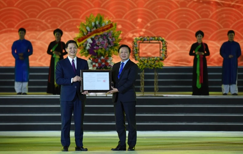 Trao bằng công nhận 3 bảo vật quốc gia tại Festival “Về miền Quan họ - 2023” ảnh 1