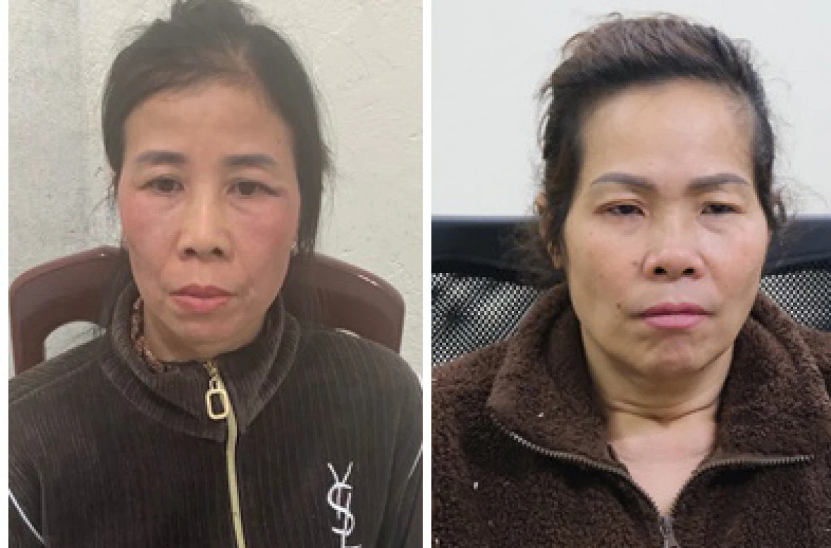 Các đối tượng tại cơ quan điều tra.
