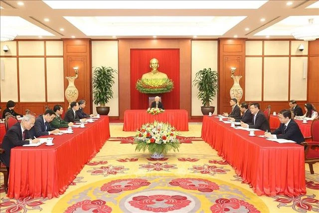 Tổng Bí thư Nguyễn Phú Trọng điện đàm cấp cao với Tổng thống Hoa Kỳ Joe Biden ảnh 2