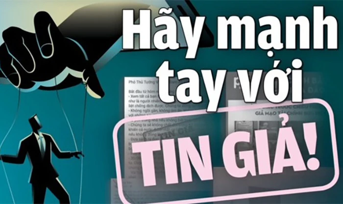 Đừng biến mình và người khác thành nạn nhân tin giả trên không gian mạng ảnh 1
