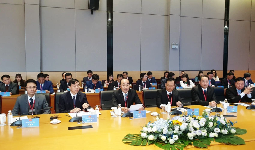 Tỉnh Lào Cai và Lai Châu hội đàm, chúc tết châu Hồng Hà, tỉnh Vân Nam, Trung Quốc ảnh 2