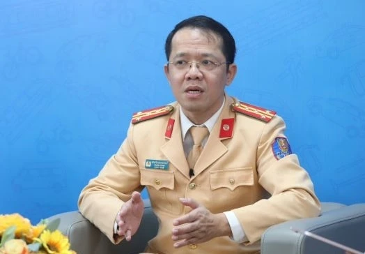 Đại tá Nguyễn Quang Nhật, Trưởng phòng Hướng dẫn tuyên truyền, điều tra giải quyết tai nạn giao thông, Cục Cảnh sát Giao thông.