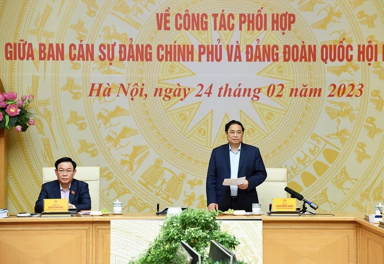 Nâng cao hiệu quả phối hợp công tác giữa Ban Cán sự đảng Chính phủ và Đảng đoàn Quốc hội ảnh 1