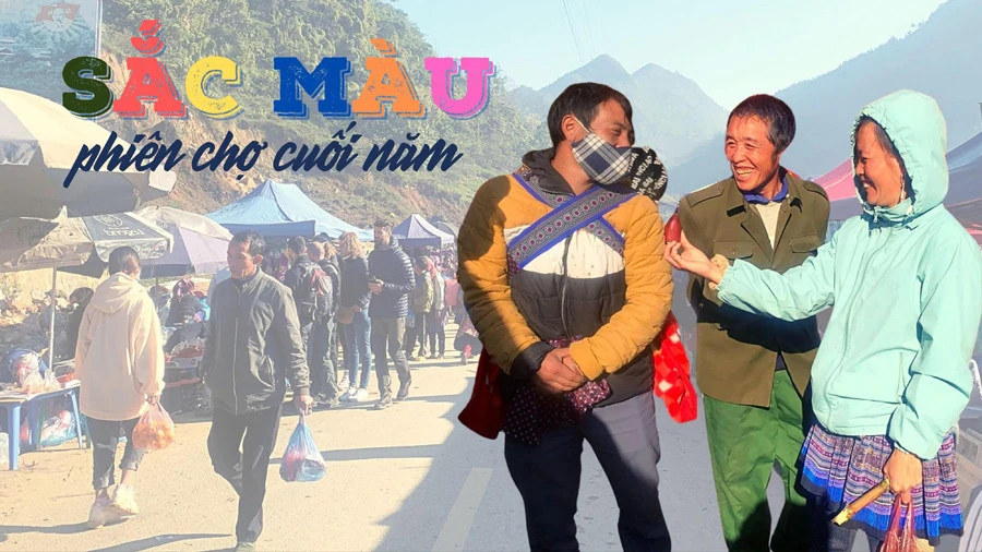 Sắc màu phiên chợ cuối năm ảnh 1