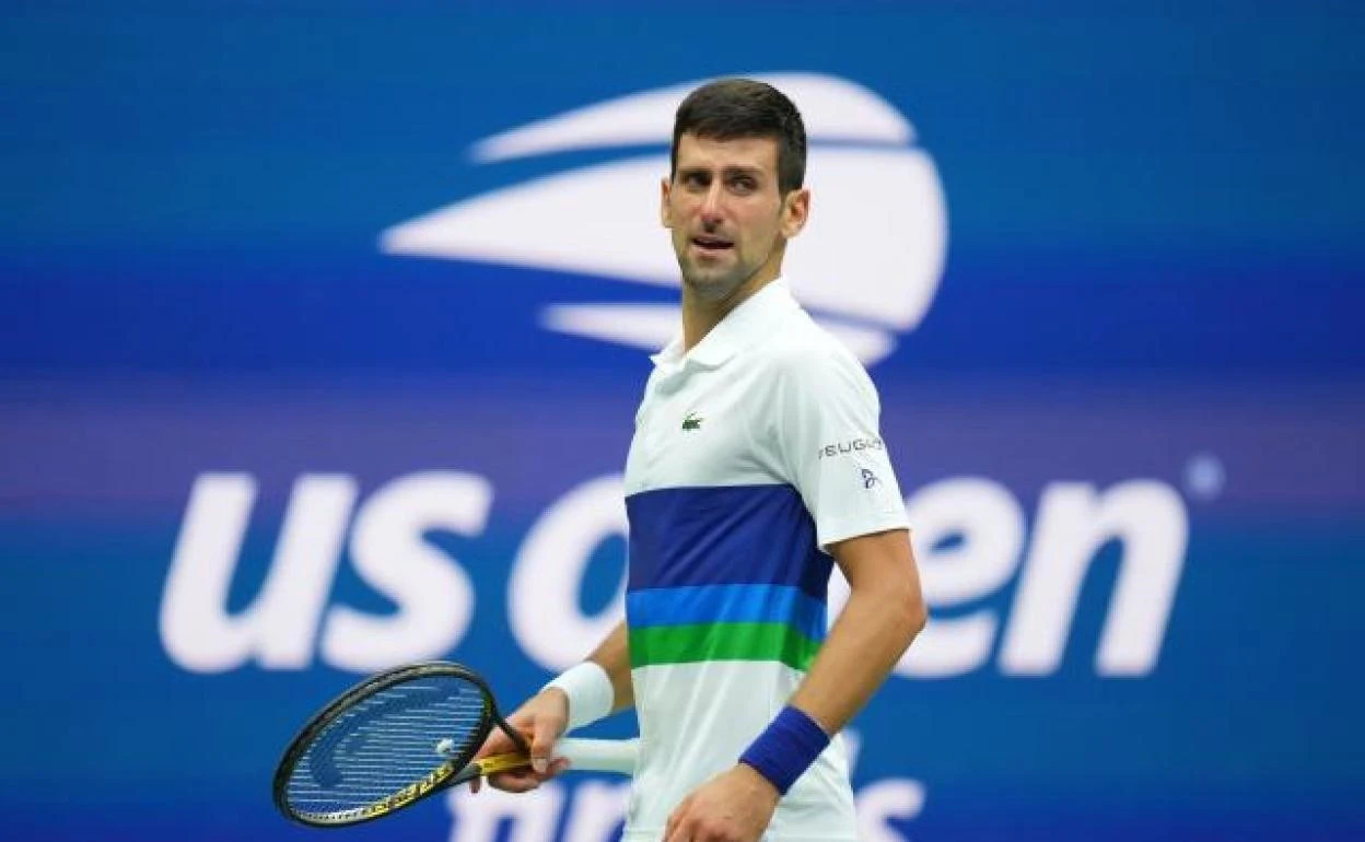 Tay vợt người Serbia Novak Djokovic.