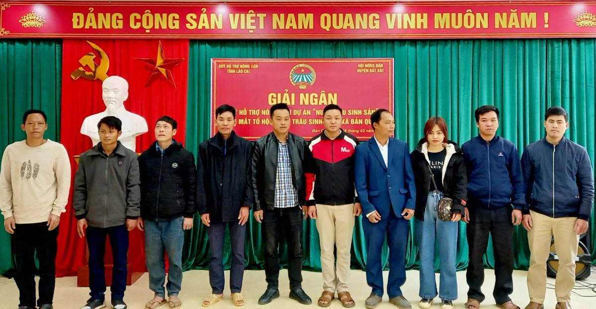 Giải ngân 1 tỷ đồng triển khai Dự án “Nuôi trâu sinh sản” tại xã Bản Qua ảnh 2