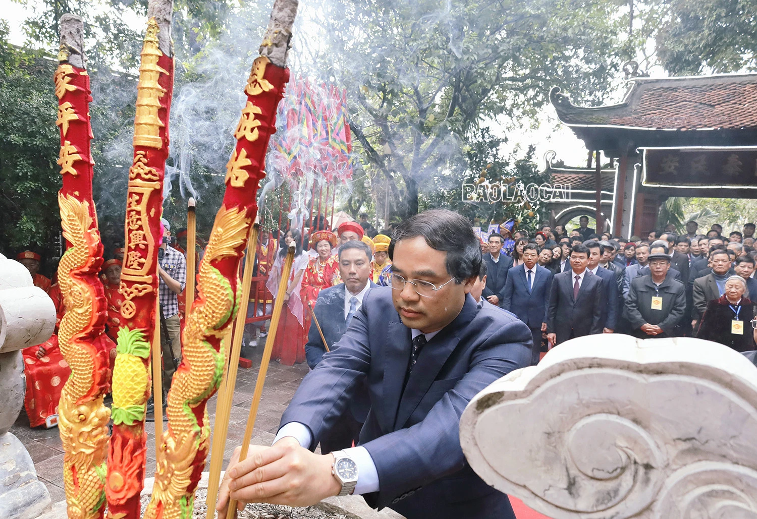 Ấn tượng chương trình khai mạc Lễ hội đền Thượng Xuân Quý Mão 2023 ảnh 10