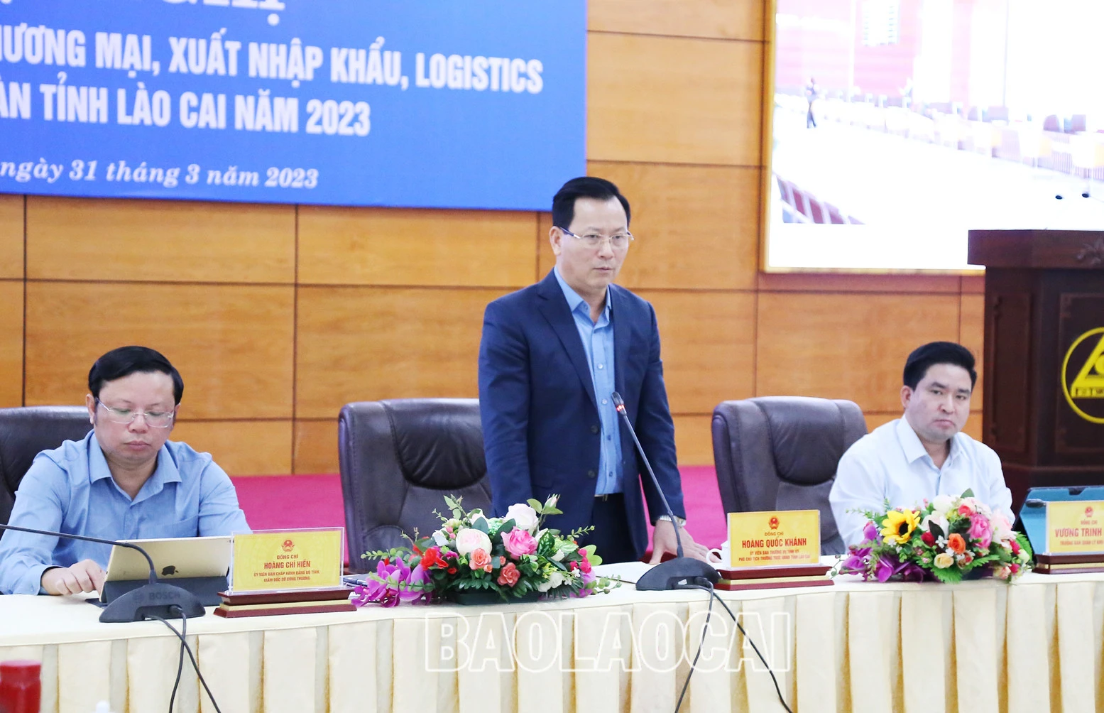 UBND tỉnh gặp gỡ doanh nghiệp thương mại, xuất - nhập khẩu, logistics ảnh 6