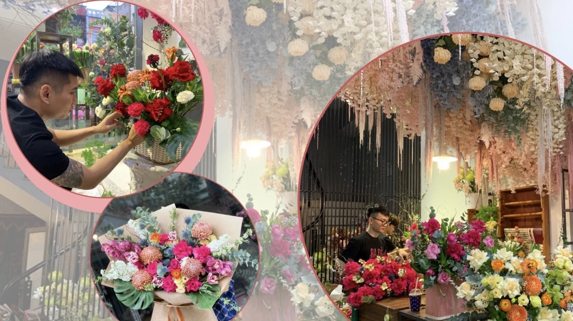 Hoa nhập khẩu có giá thành cao nhưng vẫn được nhiều người lựa chọn bởi tính thẩm mỹ và độ bền, đẹp.