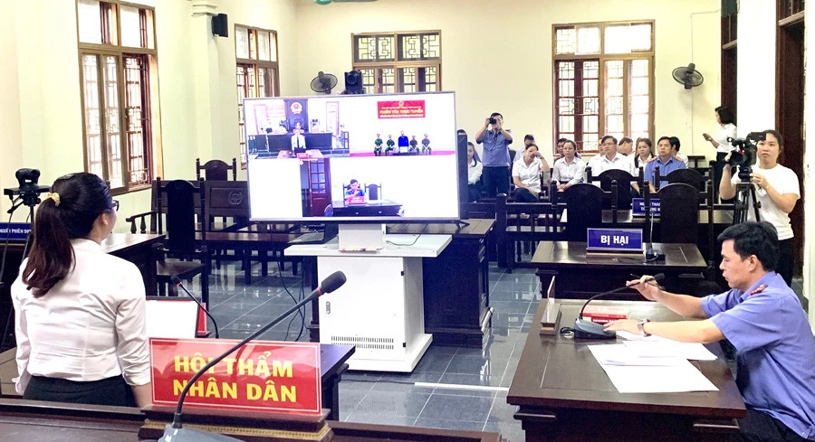 Tổ chức phiên tòa xét xử trực tuyến đầu tiên ảnh 1