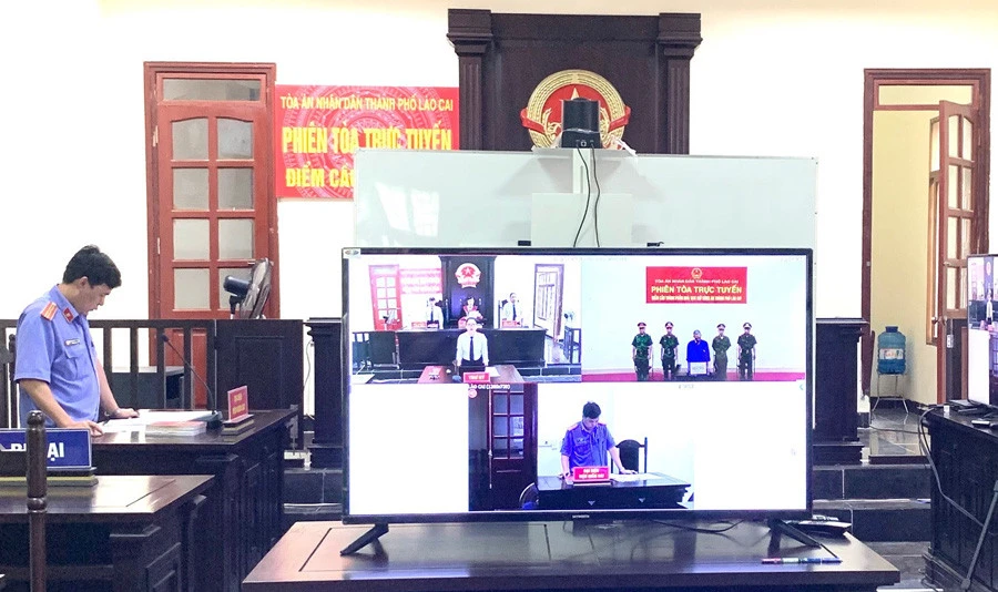 Tổ chức phiên tòa xét xử trực tuyến đầu tiên ảnh 2